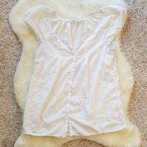 Old Navy Flutter Capsleeve Top